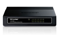 TP-LINK TL-SF1016D 16-Portlu 10/100Mbps Masaüstü Switch  - 1